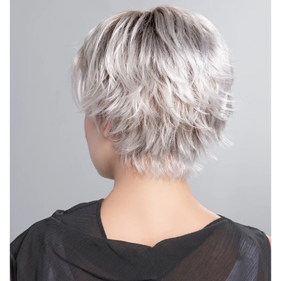 NWT MODIX X HAIR ENERGY GILDA MONO WIG BY ELLEN WILLIE ICE BLONDE SHADED - Picture 4 of 14